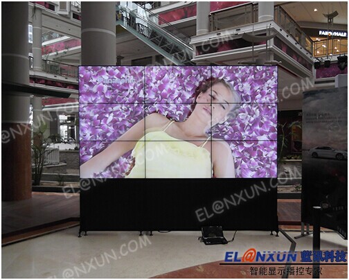 宁夏世纪金花多媒体公示启用西安蓝讯液晶拼接屏系统
